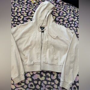 Cream colored cropped jacket